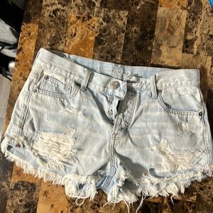 American eagle jean shorts size 8